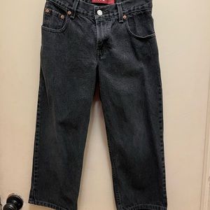 Black Levi’s 550’s. Size 8m W28 L 23